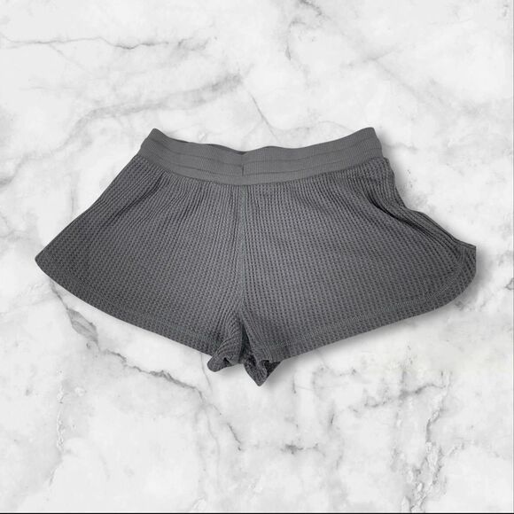 Feat Women’s TreeCell Waffle Shorts Gray Drawstring Size Small NWT - Picture 3 of 13